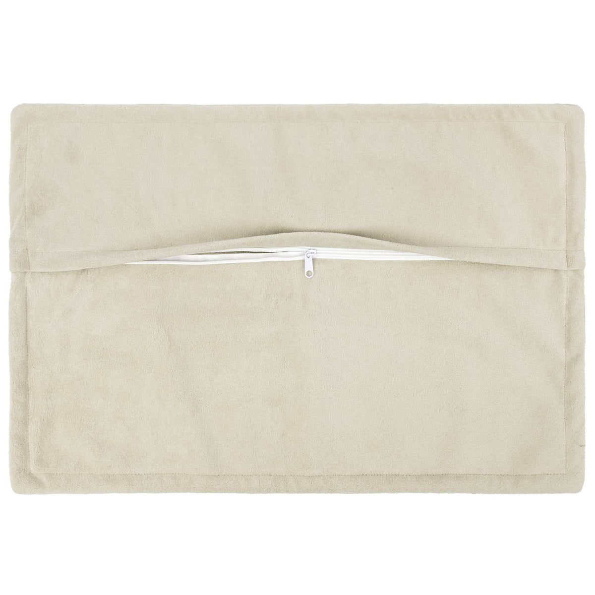 Cushion Cover 2 pcs HOUTEN Cream 50 x 80 cm Microfiber Fleece