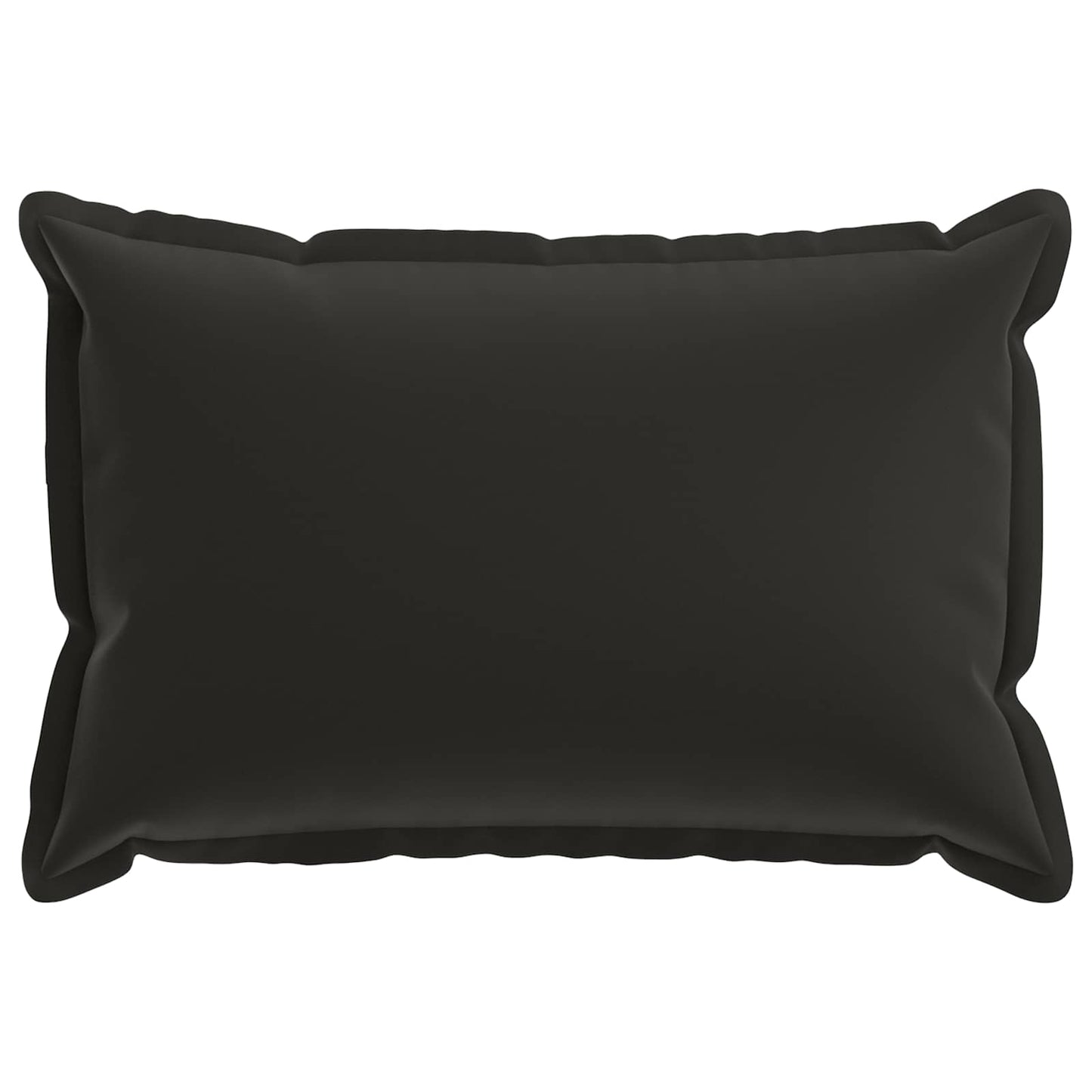 Cushion Cover 2 pcs HOUTEN Black 50 x 80 cm Polyester