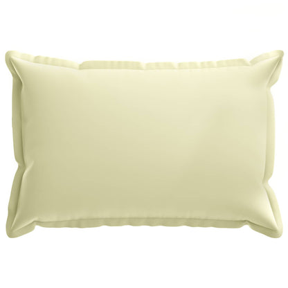 Cushion Cover 2 pcs HOUTEN Cream 50 x 80 cm Polyester