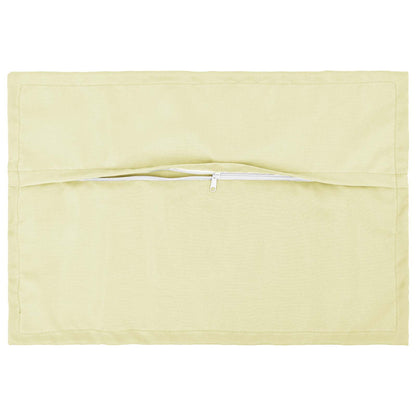 Cushion Cover 6 pcs HOUTEN Cream 50 x 80 cm Polyester