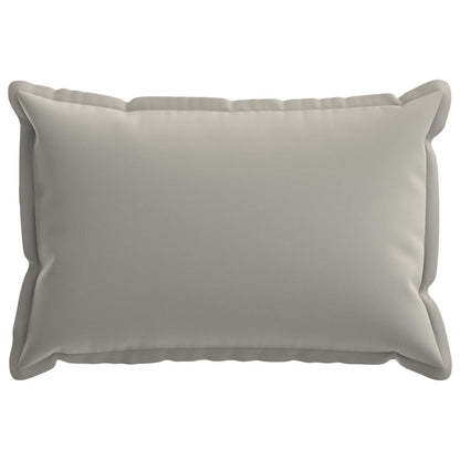 Cushion Cover 6 pcs HOUTEN Grey 50 x 80 cm Polyester