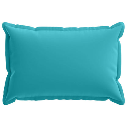 Cushion Cover 2 pcs HOUTEN Turquoise 50 x 80 cm Polyester
