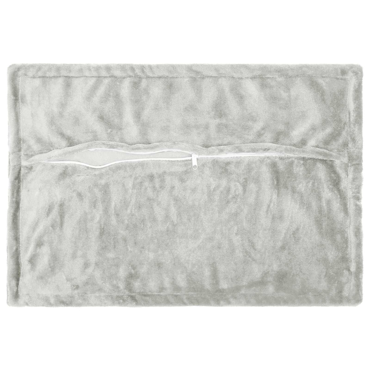 Cushion Cover 6 pcs HOUTEN Light Grey 50 x 80 cm Flannel