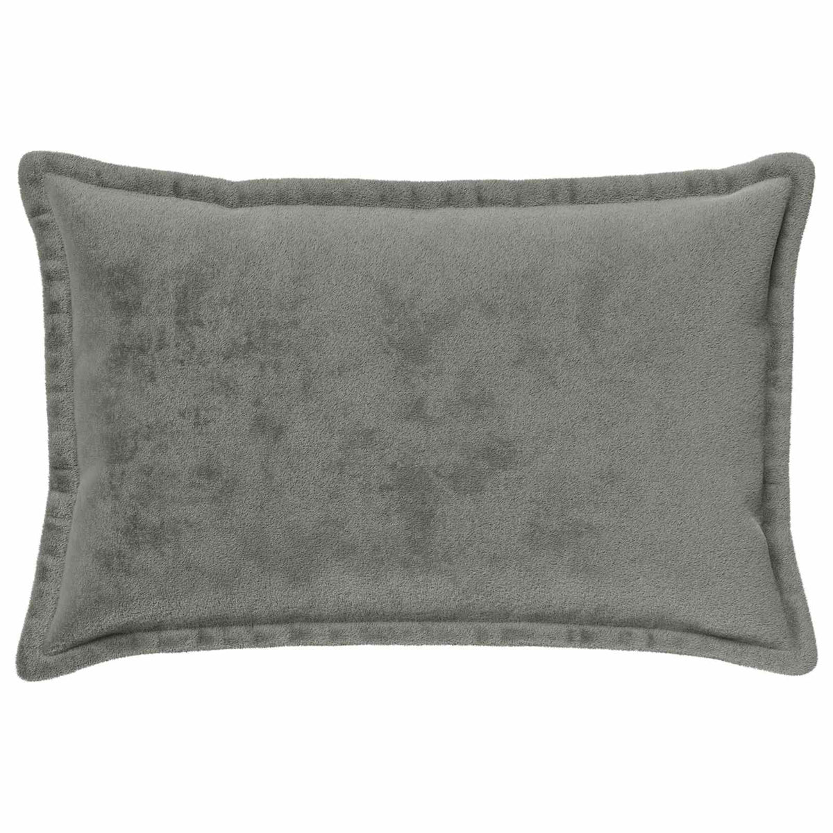 Cushion Cover 6 pcs HOUTEN Dark Grey 50 x 80 cm Flannel