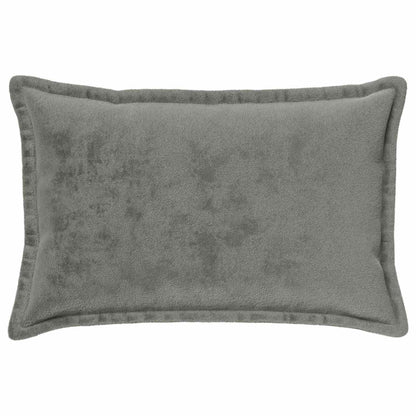 Cushion Cover 6 pcs HOUTEN Dark Grey 50 x 80 cm Flannel