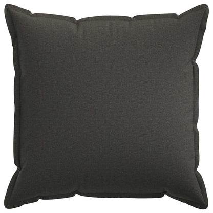 Cushion Cover 6 pcs HOUTEN Dark Grey 55 x 55 cm Faux Linen