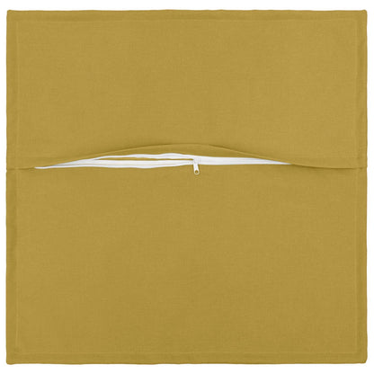 Cushion Cover 2 pcs HOUTEN Light Green 55 x 55 cm Faux Linen