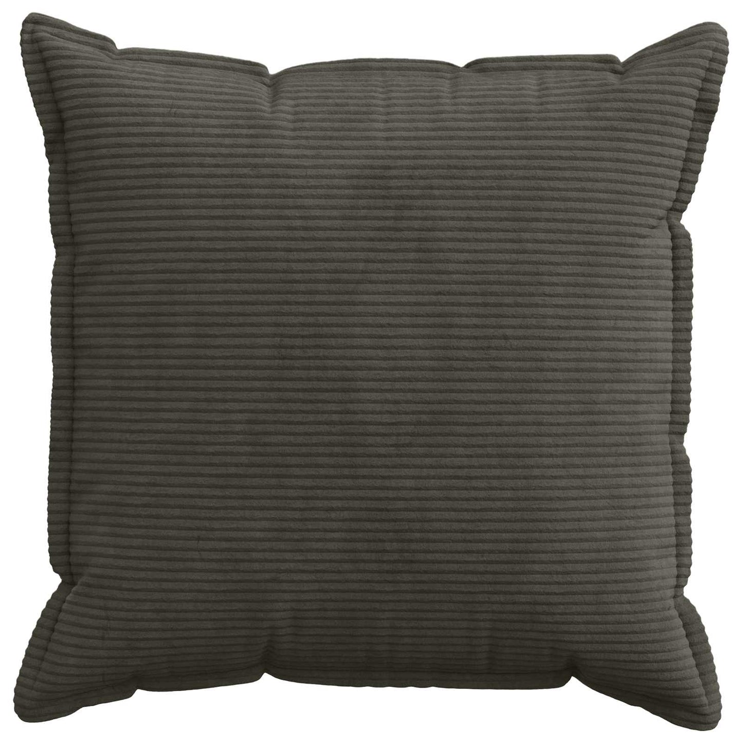 Cushion Cover 2 pcs HOUTEN Anthracite 55 x 55 cm Corduroy