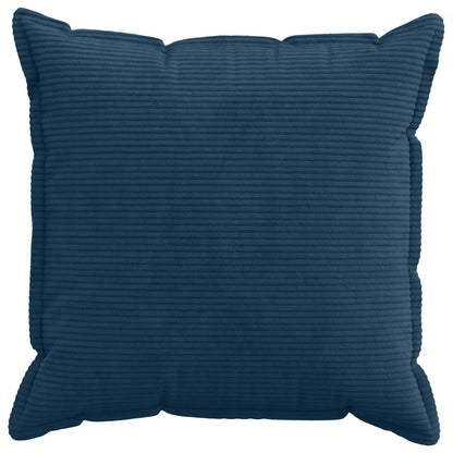 Cushion Cover 6 pcs HOUTEN Navy Blue 55 x 55 cm Corduroy