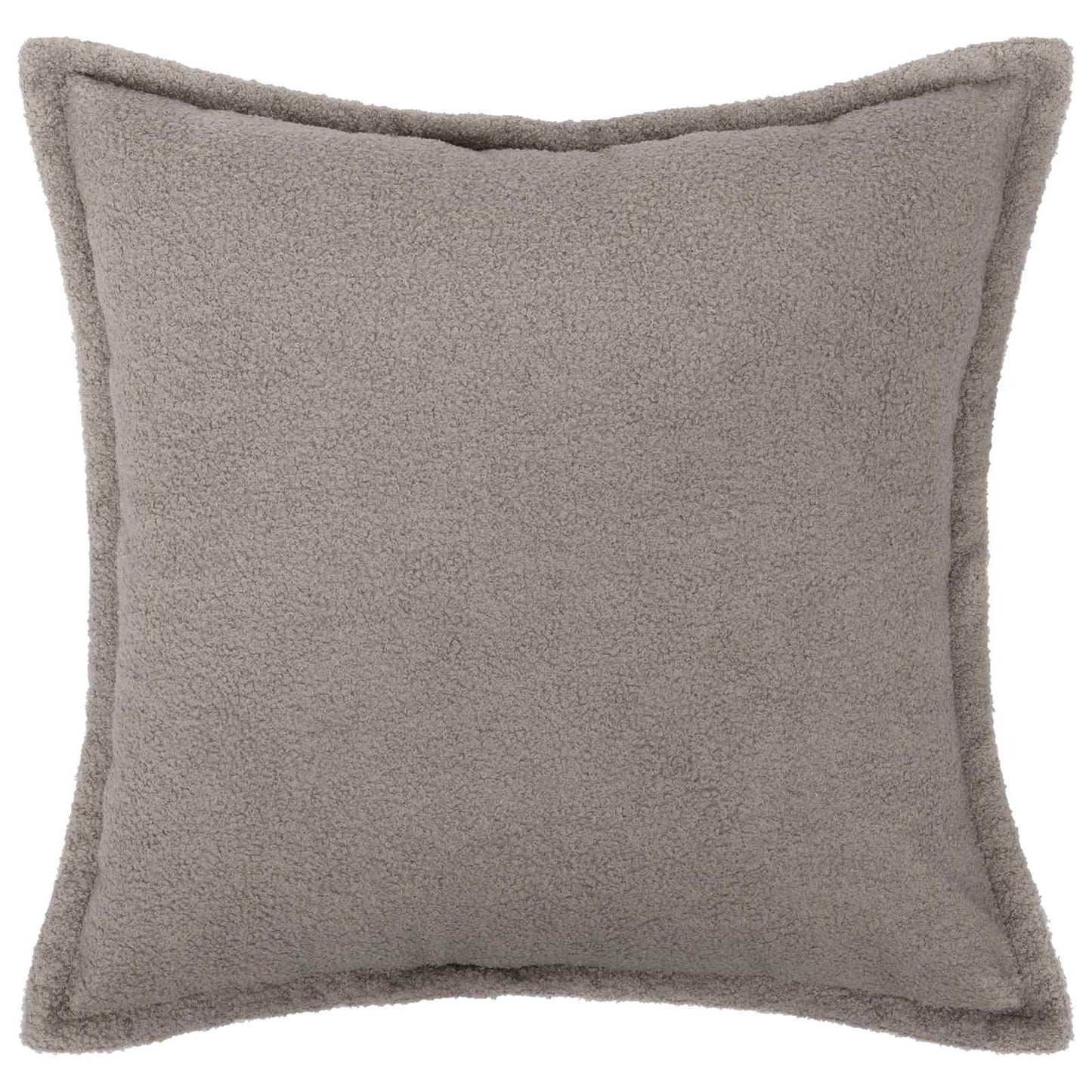 Cushion Cover 6 pcs HOUTEN Light Grey 55 x 55 cm Bouclé