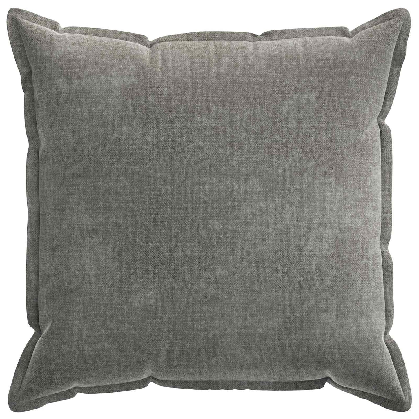 Cushion Cover 6 pcs HOUTEN Dark Grey 55 x 55 cm Chenille Fabric