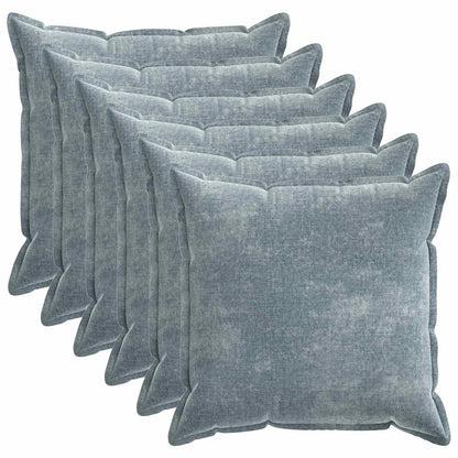Cushion Cover 6 pcs HOUTEN Light Blue 55 x 55 cm