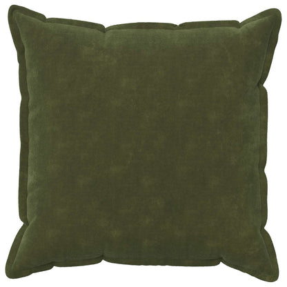 Cushion Cover 2 pcs HOUTEN Green 55 x 55 cm Microfiber Fleece