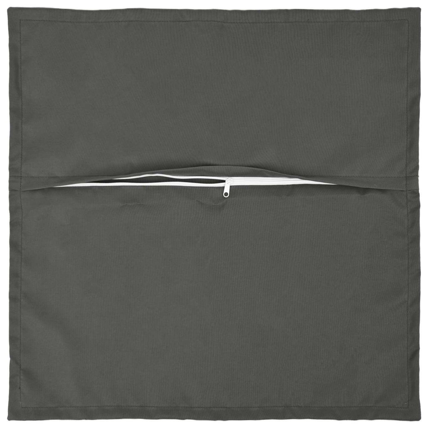 Cushion Cover 2 pcs HOUTEN Anthracite 55 x 55 cm Polyester