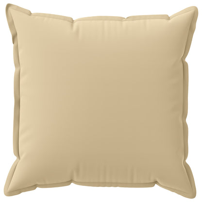 Cushion Cover 6 pcs HOUTEN Beige 55 x 55 cm Polyester