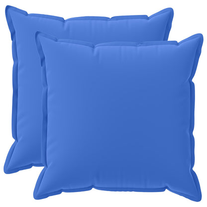 Cushion Cover 2 pcs HOUTEN Royal Blue 55 x 55 cm Polyester