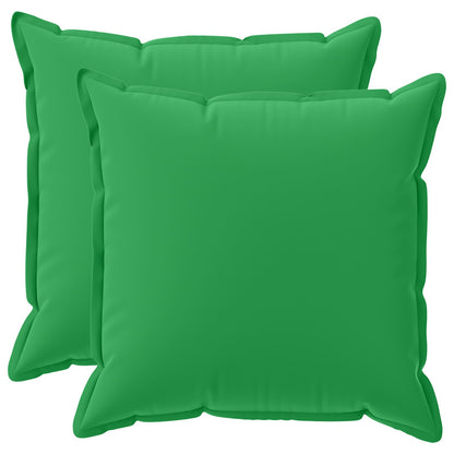 Cushion Cover 2 pcs HOUTEN Green 55 x 55 cm Polyester