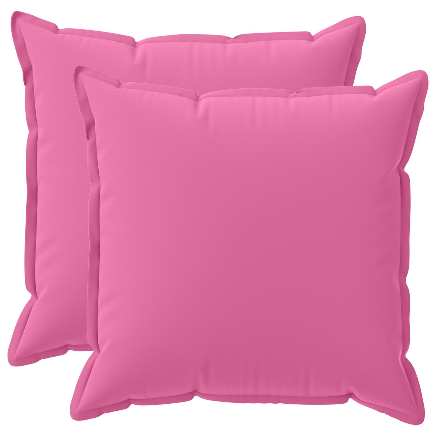 Cushion Cover 2 pcs HOUTEN Pink 55 x 55 cm Polyester