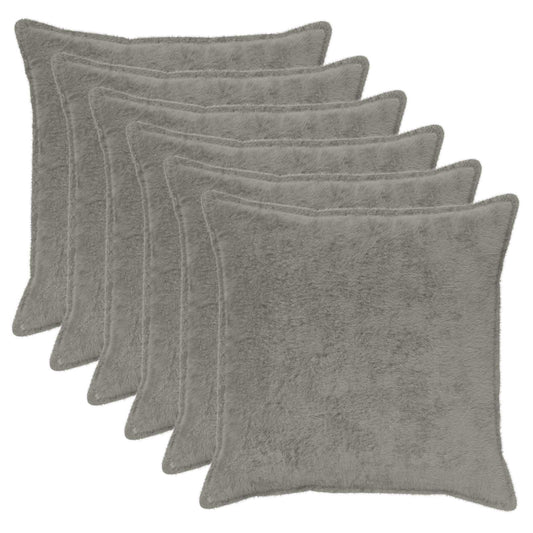 Cushion Cover 6 pcs HOUTEN Light Grey 55 x 55 cm