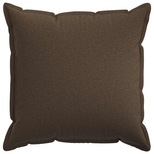 Cushion Cover 2 pcs HOUTEN Taupe 60 x 60 cm Faux Linen
