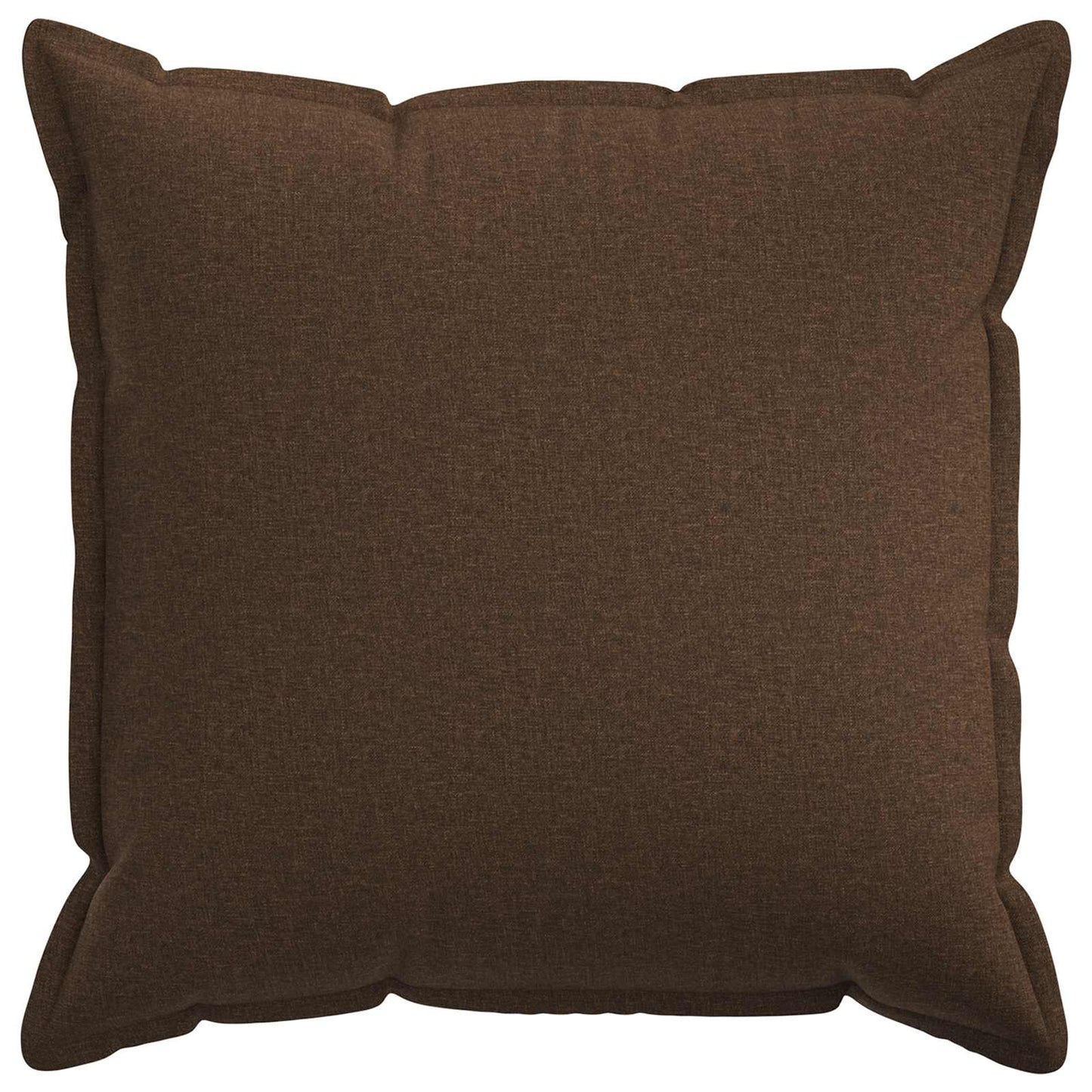 Cushion Cover 2 pcs HOUTEN Brown 60 x 60 cm Faux Linen