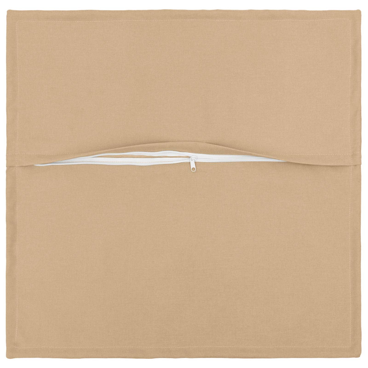 Cushion Cover 6 pcs HOUTEN Cream 60 x 60 cm Faux Linen