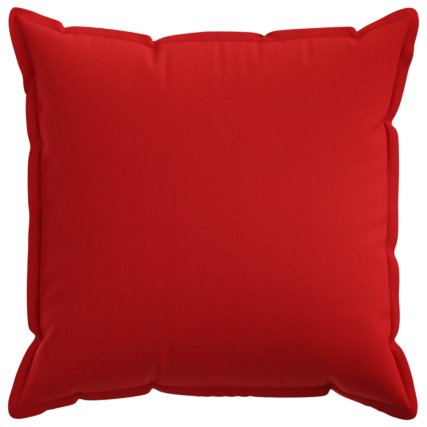 Cushion Cover 2 pcs HOUTEN Red 60 x 60 cm Faux Linen