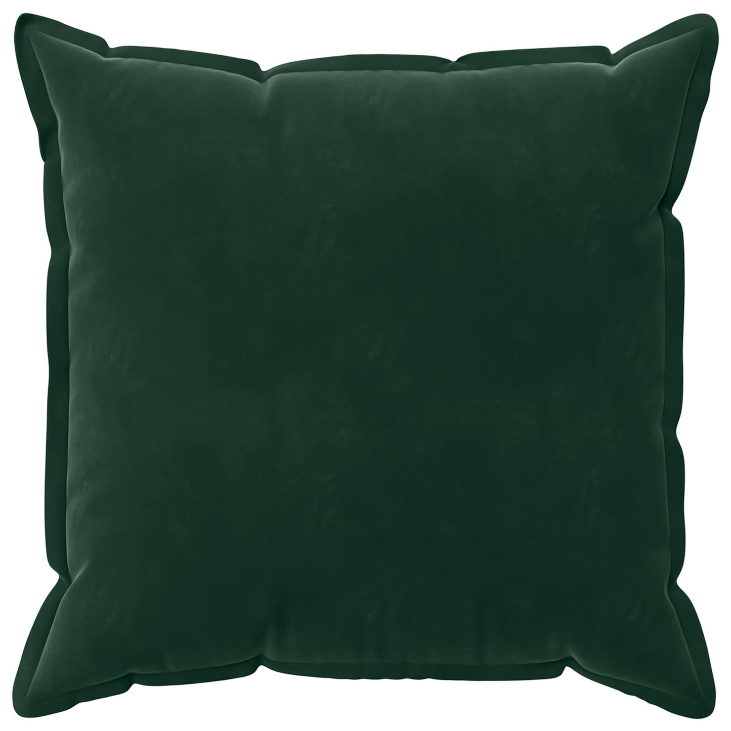 Cushion Cover 6 pcs HOUTEN Dark Green 60 x 60 cm Velvet