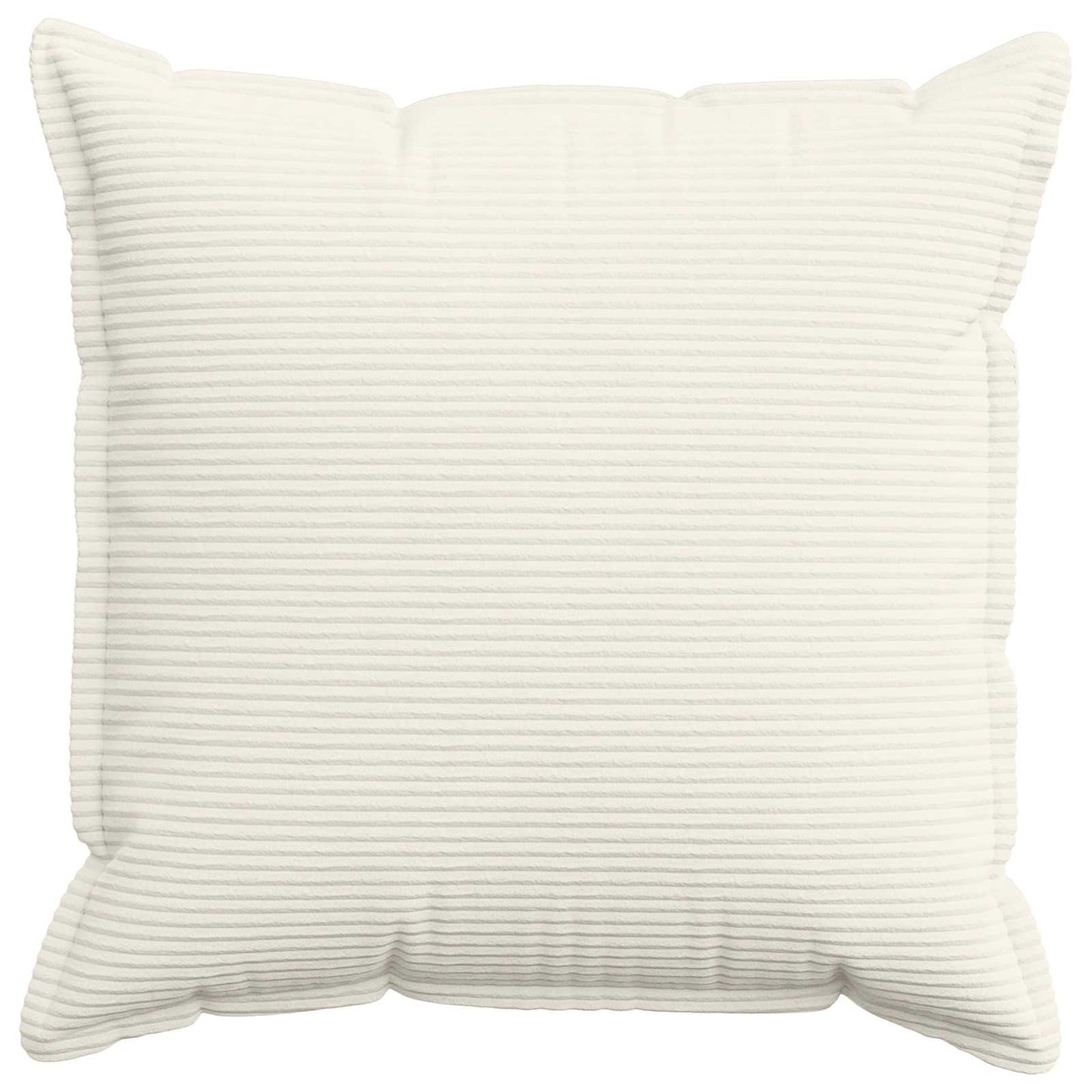 Cushion Cover 2 pcs HOUTEN Cream 60 x 60 cm Corduroy