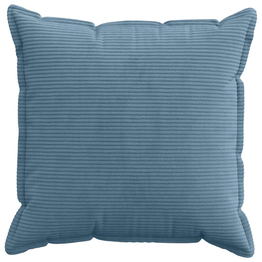 Cushion Cover 2 pcs HOUTEN Blue 60 x 60 cm Corduroy