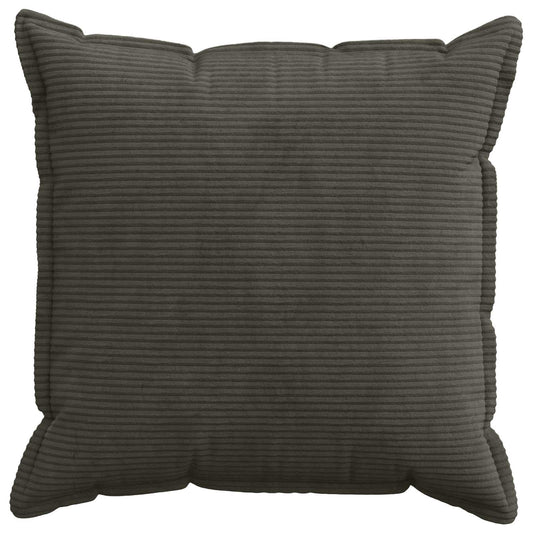 Cushion Cover 2 pcs HOUTEN Anthracite 60 x 60 cm Corduroy