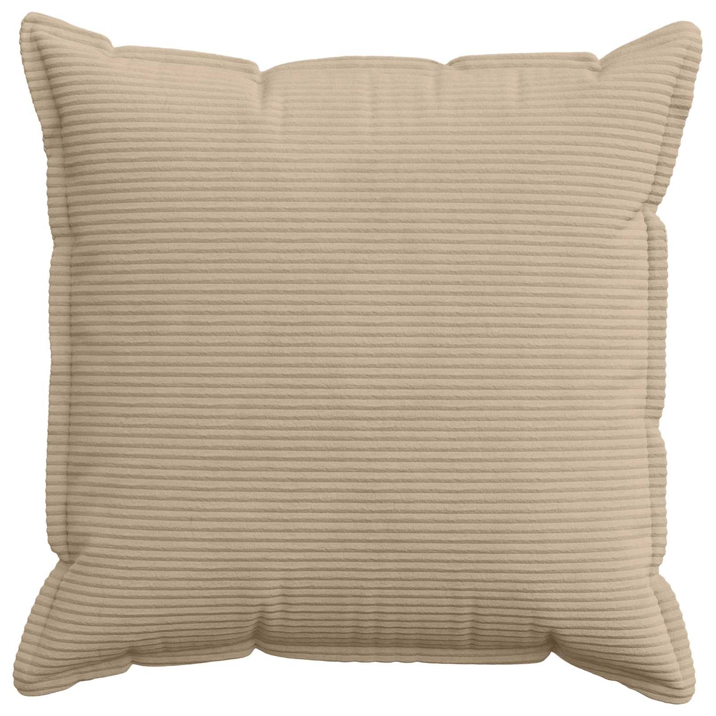 Cushion Cover 2 pcs HOUTEN Taupe 60 x 60 cm Corduroy