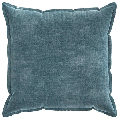 Cushion Cover 2 pcs HOUTEN Blue 60 x 60 cm Chenille Fabric