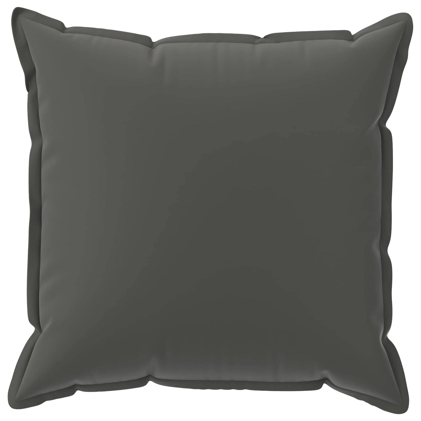 Cushion Cover 2 pcs HOUTEN Anthracite 60 x 60 cm Polyester