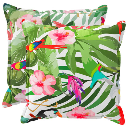 Cushion Cover 2 pcs HOUTEN Multicolour 60 x 60 cm Polyester