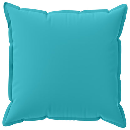 Cushion Cover 6 pcs HOUTEN Turquoise 60 x 60 cm Polyester