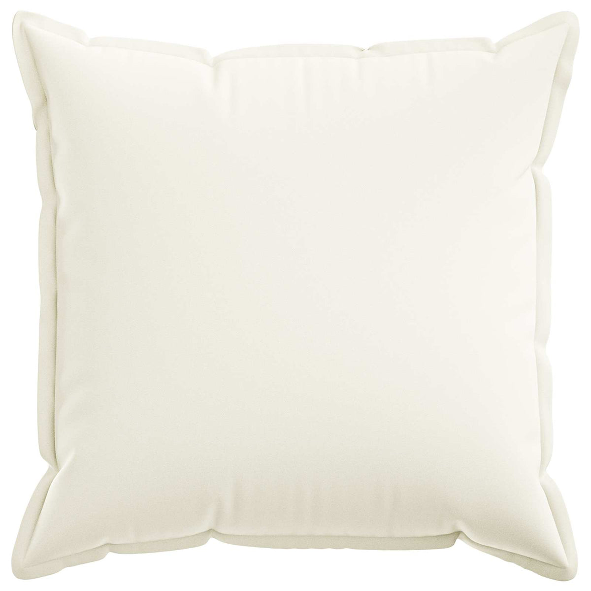 Cushion Cover 2 pcs HOUTEN White 65 x 65 cm Faux Linen