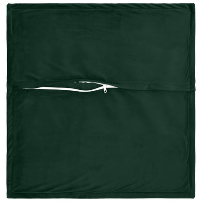 Cushion Cover 6 pcs HOUTEN Dark Green 65 x 65 cm Velvet