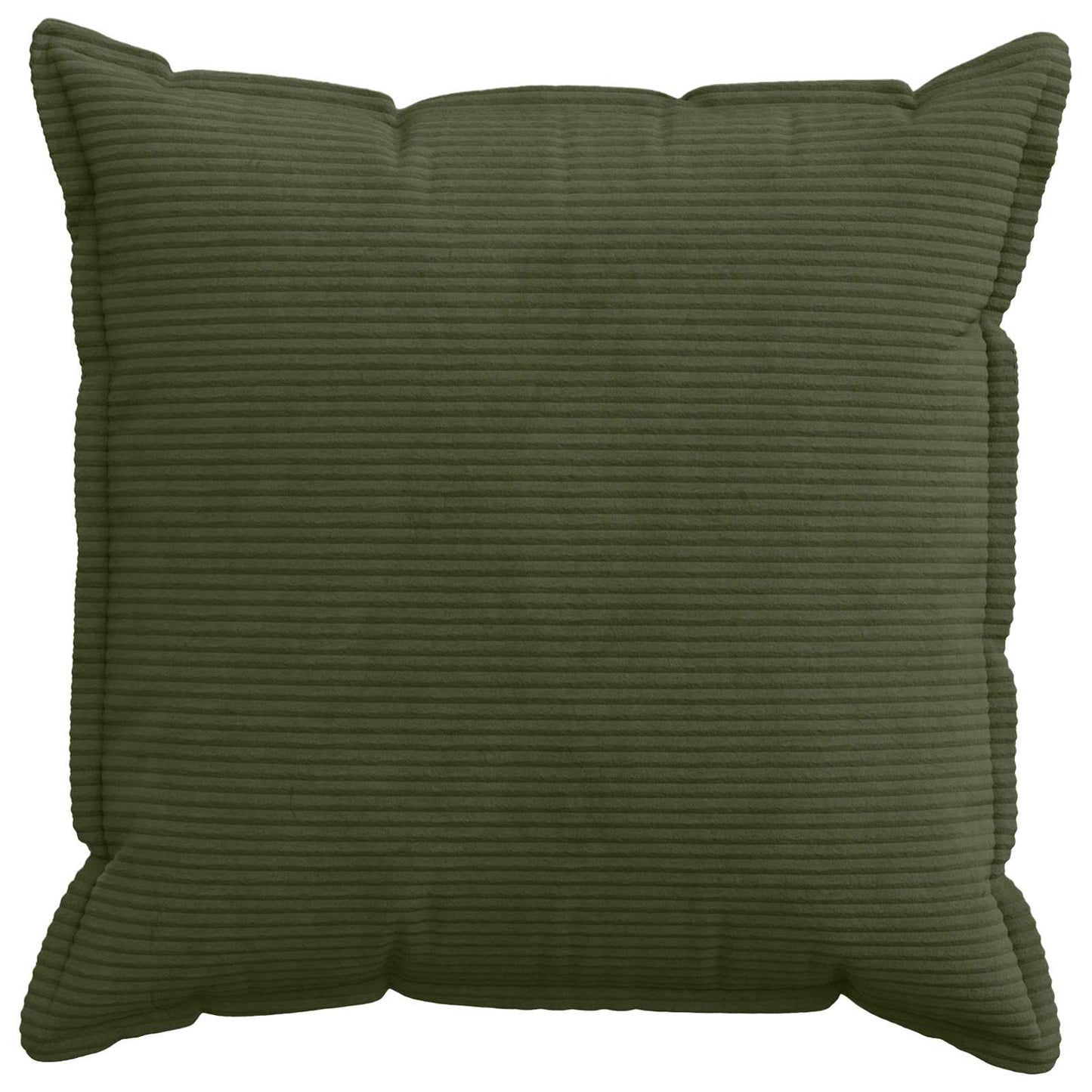 Cushion Cover 2 pcs HOUTEN Green 65 x 65 cm Corduroy