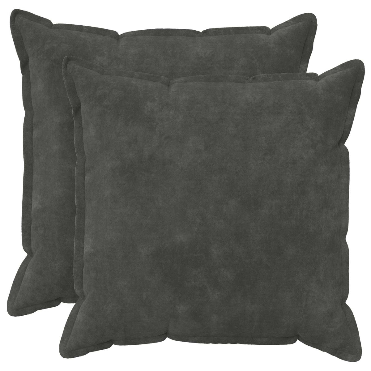 Cushion Cover 2 pcs HOUTEN Anthracite 65 x 65 cm