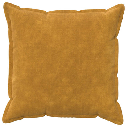 Cushion Cover 6 pcs HOUTEN Yellow 65 x 65 cm Microfiber Fleece