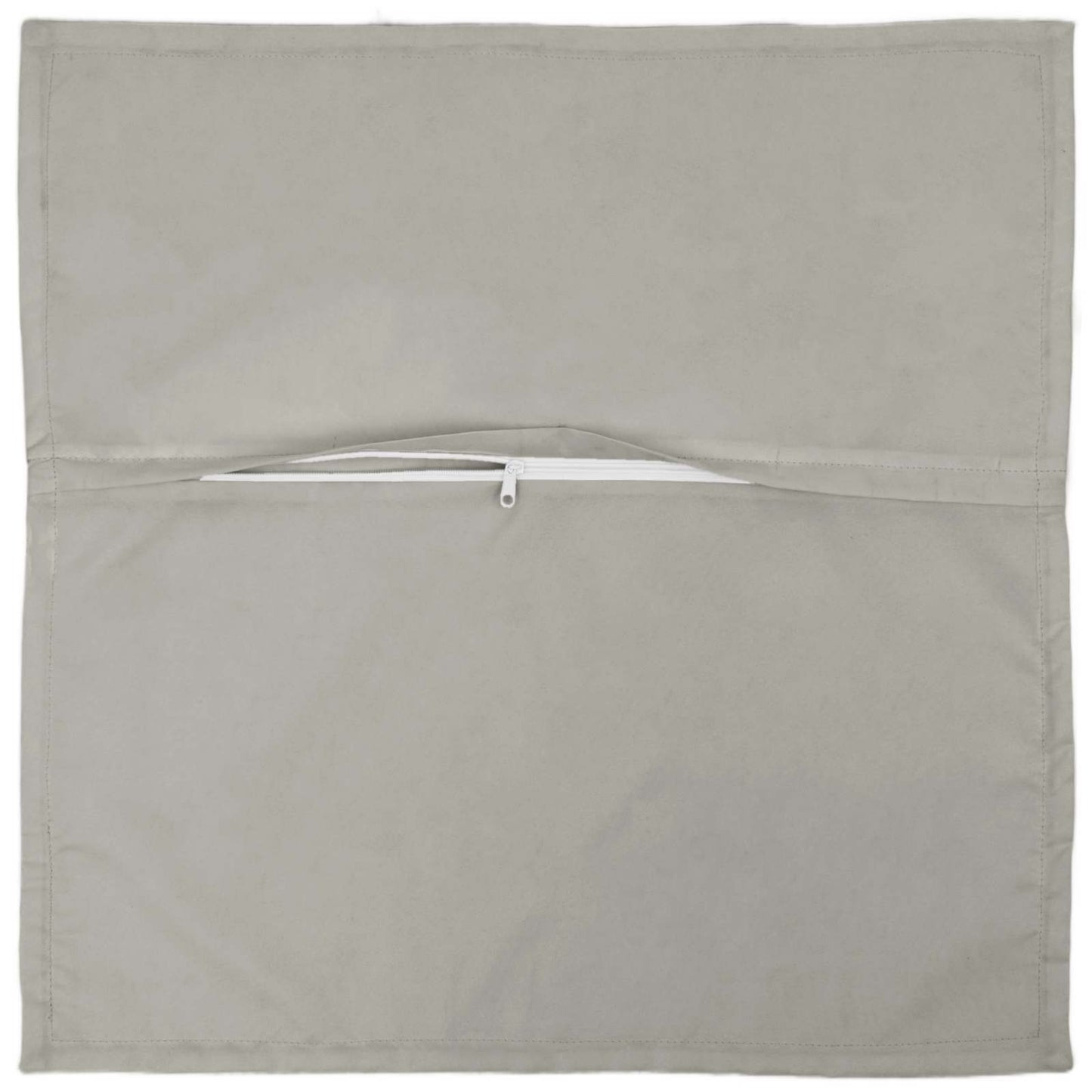 Cushion Cover 2 pcs HOUTEN Grey 65 x 65 cm Polyester