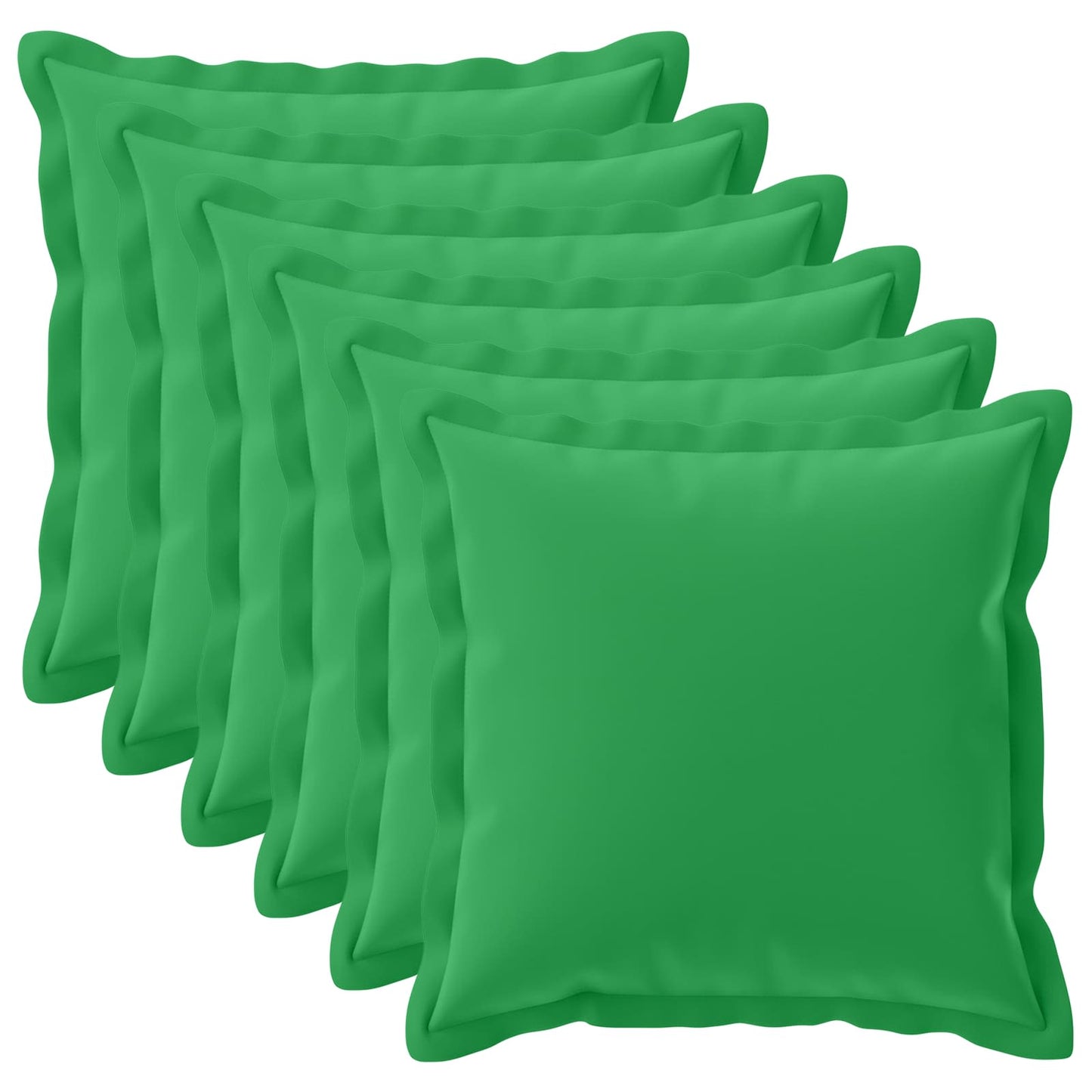 Cushion Cover 6 pcs HOUTEN Green 65 x 65 cm Polyester