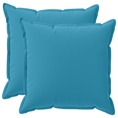 Cushion Cover 2 pcs HOUTEN Light Blue 65 x 65 cm Polyester