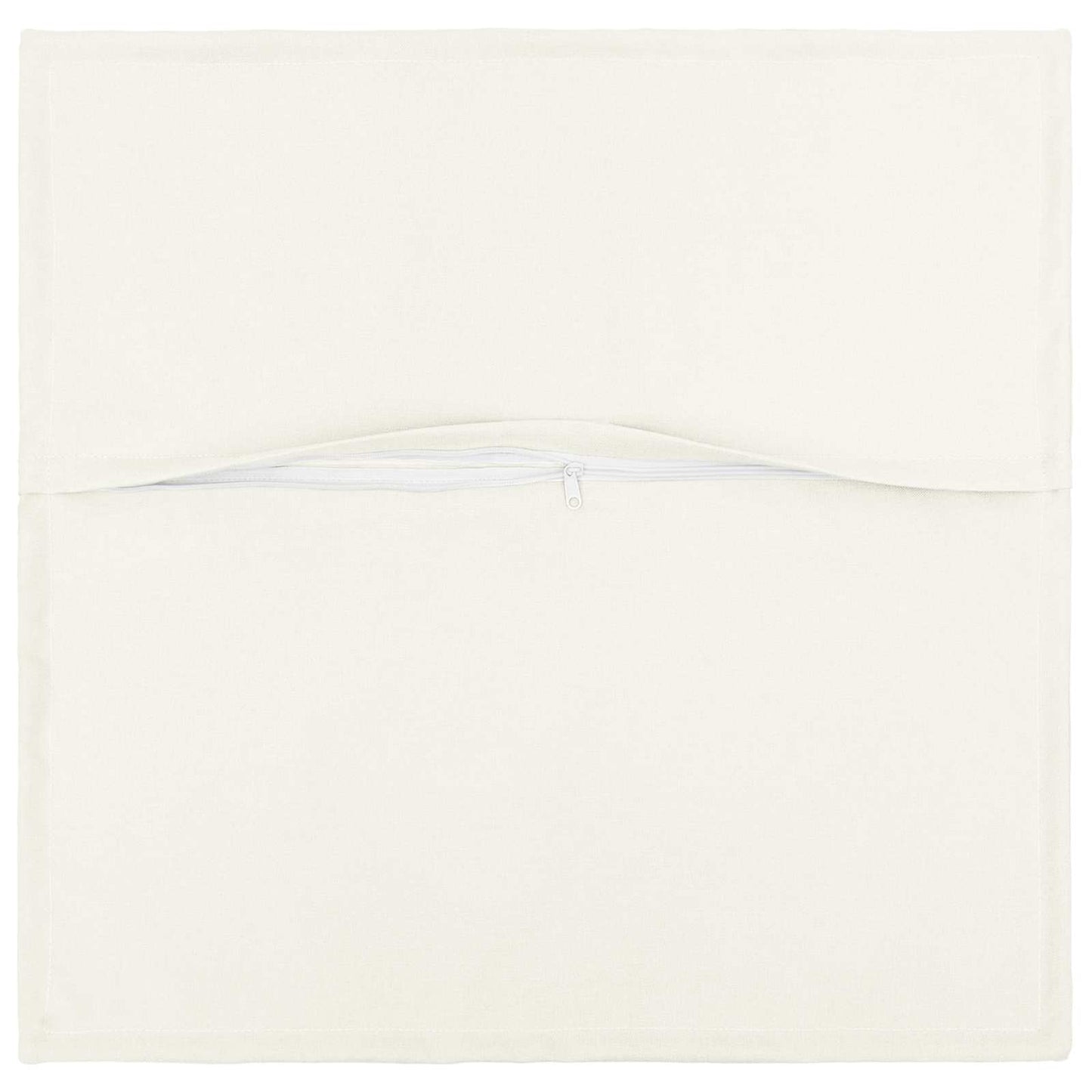 Cushion Cover 2 pcs HOUTEN White 70 x 70 cm Faux Linen