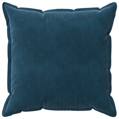 Cushion Cover 2 pcs HOUTEN Blue 70 x 70 cm Velvet