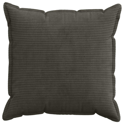 Cushion Cover 2 pcs HOUTEN Anthracite 70 x 70 cm Corduroy