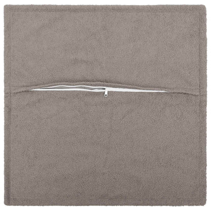 Cushion Cover 2 pcs HOUTEN Light Grey 70 x 70 cm Bouclé