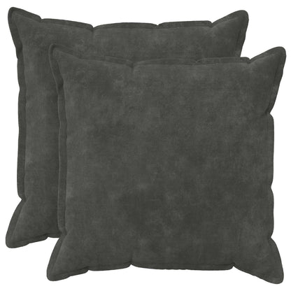 Cushion Cover 2 pcs HOUTEN Anthracite 70 x 70 cm