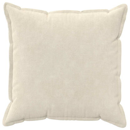Cushion Cover 6 pcs HOUTEN Cream 70 x 70 cm Microfiber Fleece